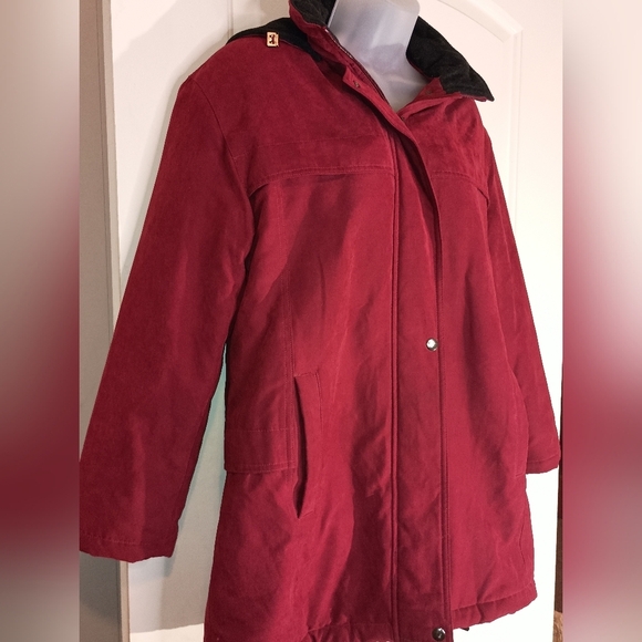 burgundy Red Merlo FORECASTER Winter Fall Jacket (#1,211) - Picture 7 of 12